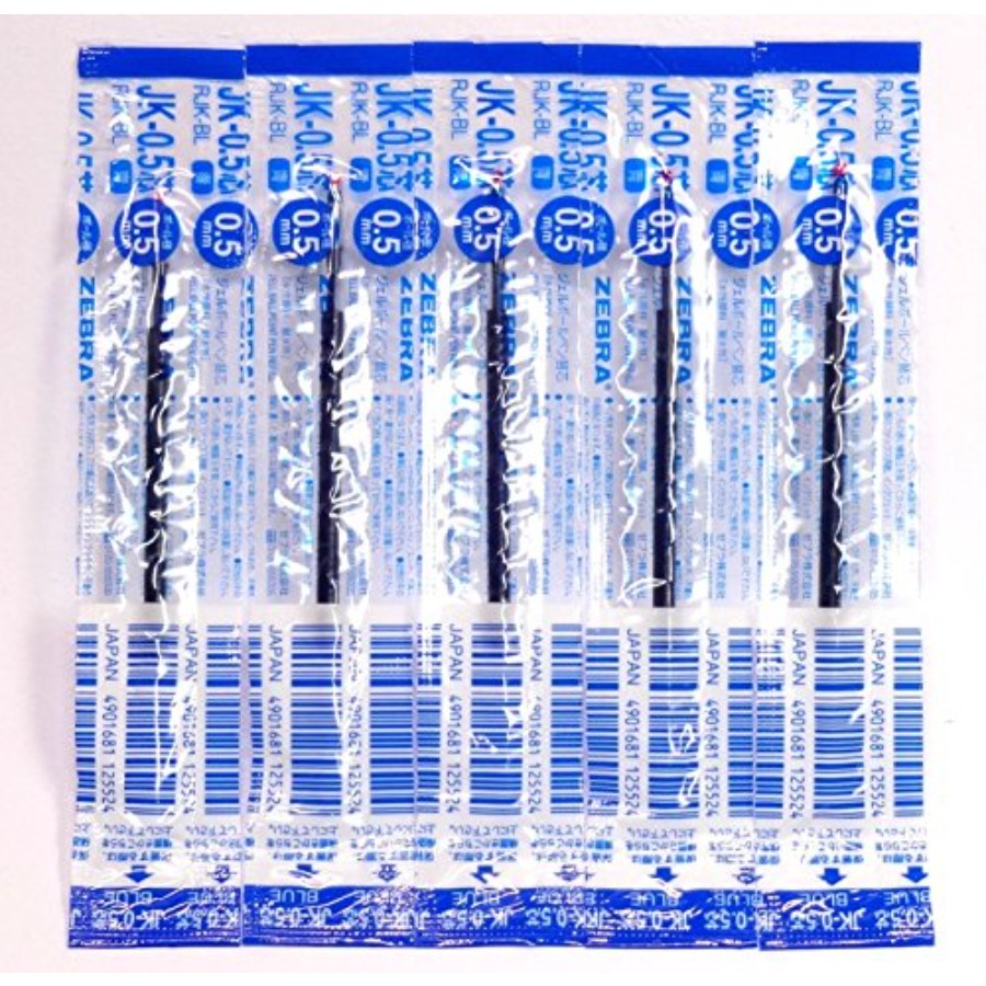 Gel Refill Pack - JK-0.5 Blue Ink Refill RJK-BL,0.5mm, for