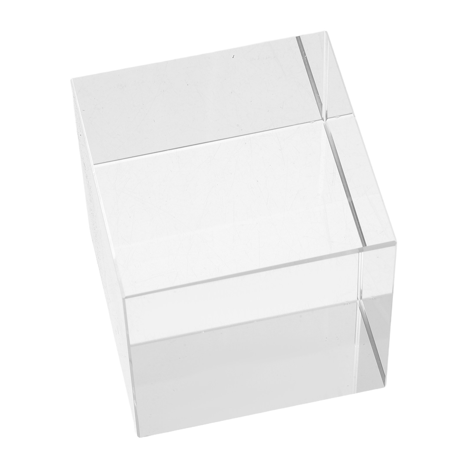 Paper Weight Crystal - Clear Square Crystal Paperweight Smooth Polished