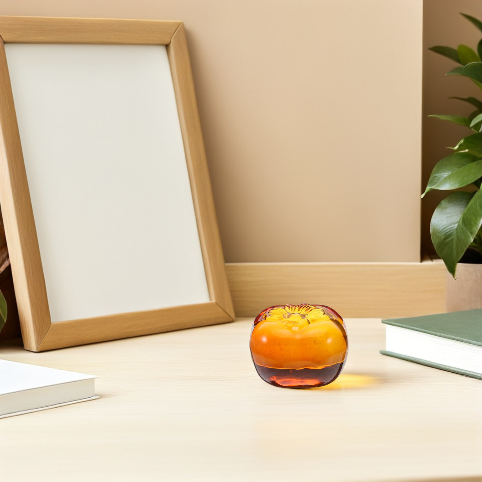Heavy Crystal Persimmon Paperw - Paper Weight Crystal 리뷰 및 가격