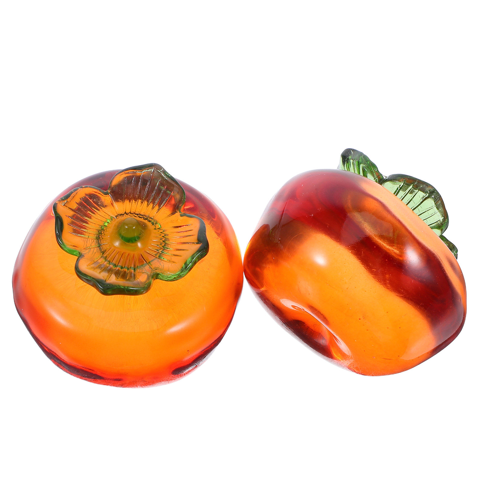 2Pcs Sophisticated Persimmon S - Paper Weight Crystal 리뷰 및 가격