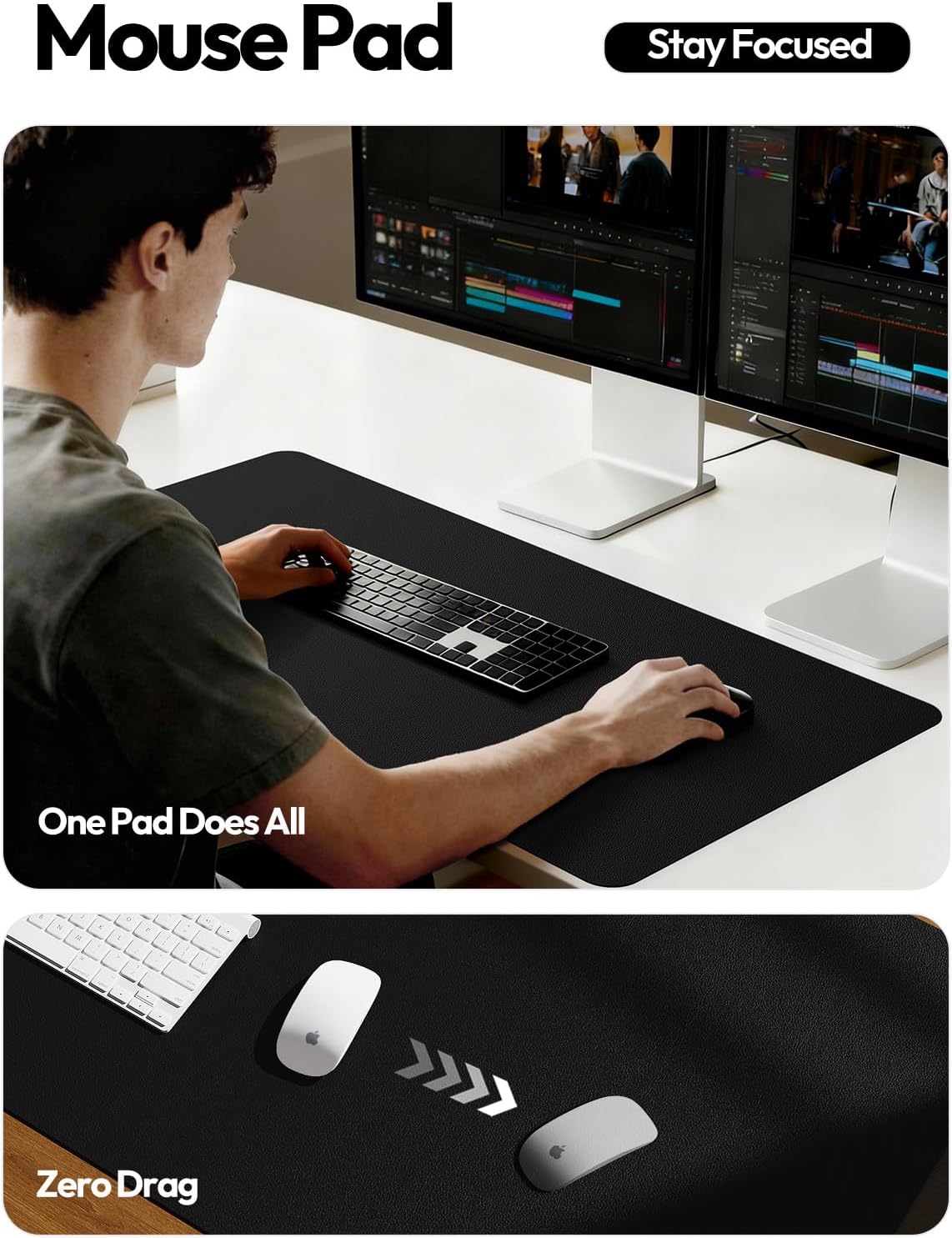 Leather Office Desk Pad Protec - Leather Desk Pad 리뷰 및 가격