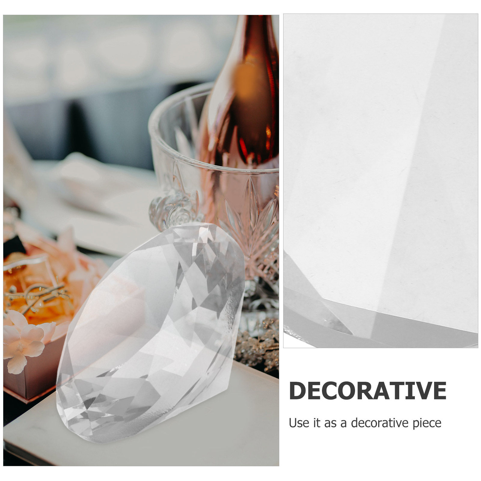 Giant Clear Acrylic Decorative - Paper Weight Crystal 리뷰 및 가격