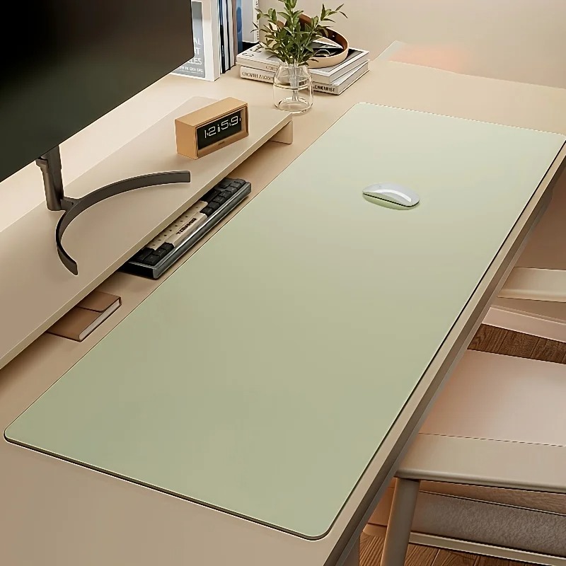 1pc Large Faux Leather Mouse P - Leather Desk Pad 리뷰 및 가격