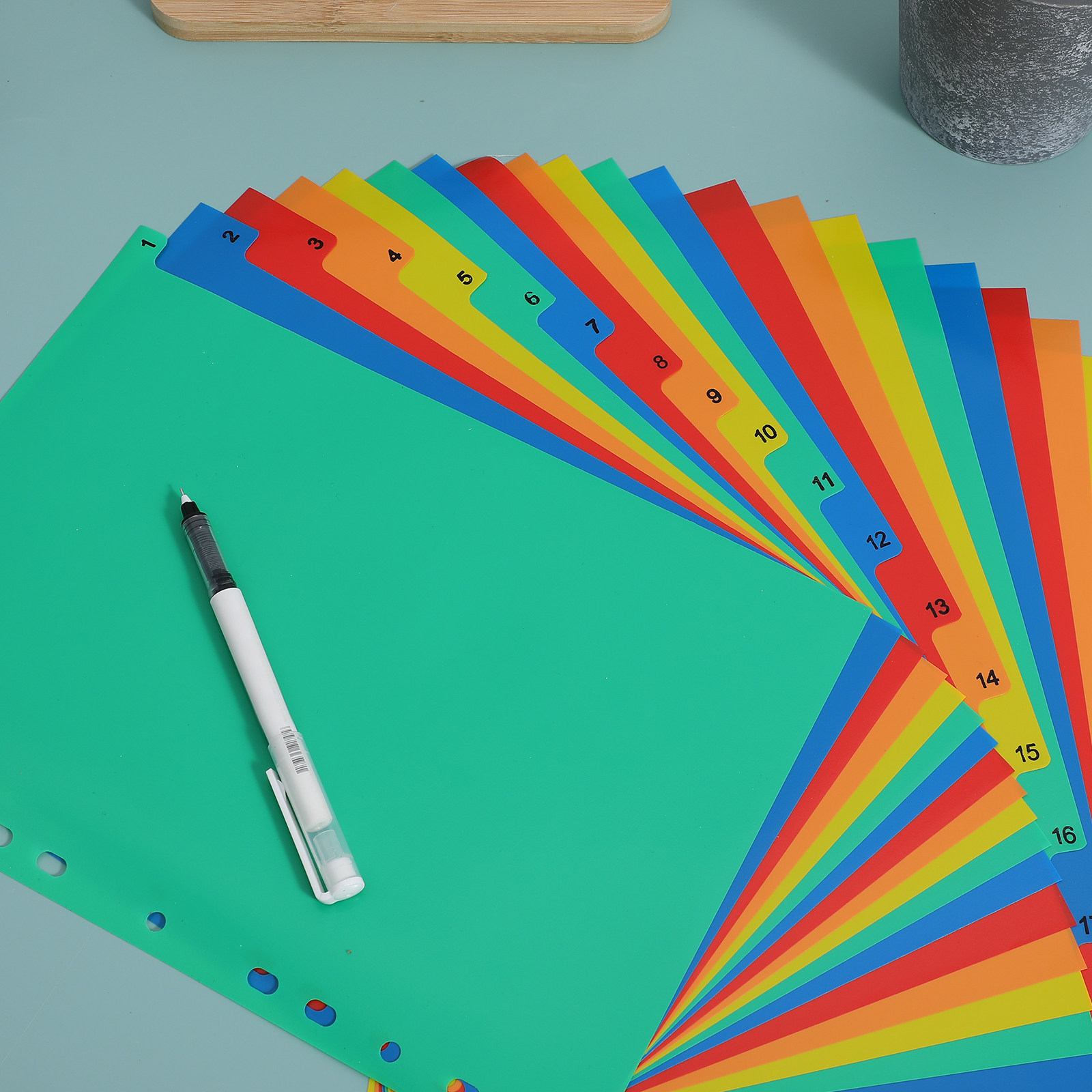 20 Pages A4 Multi Color Plasti - Tab Divider A4 리뷰 및 가격