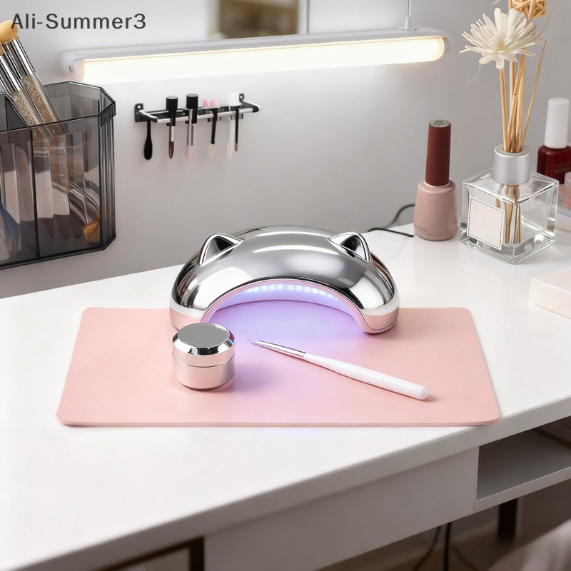 Foldable Nail Art Table Mat PU - Leather Desk Pad 리뷰 및 가격