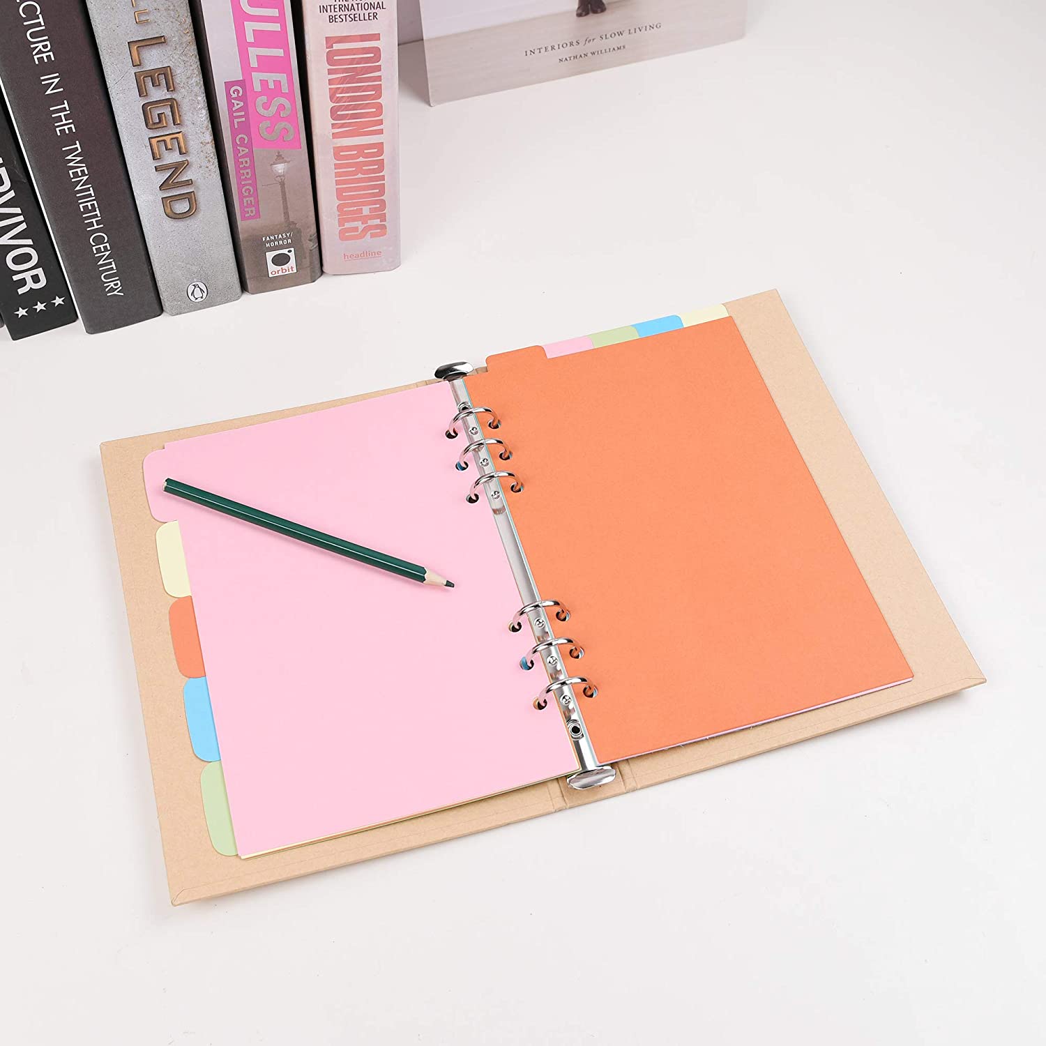A5/A6/A7/B5/A4 Paper Divider I - Tab Divider A4 리뷰 및 가격