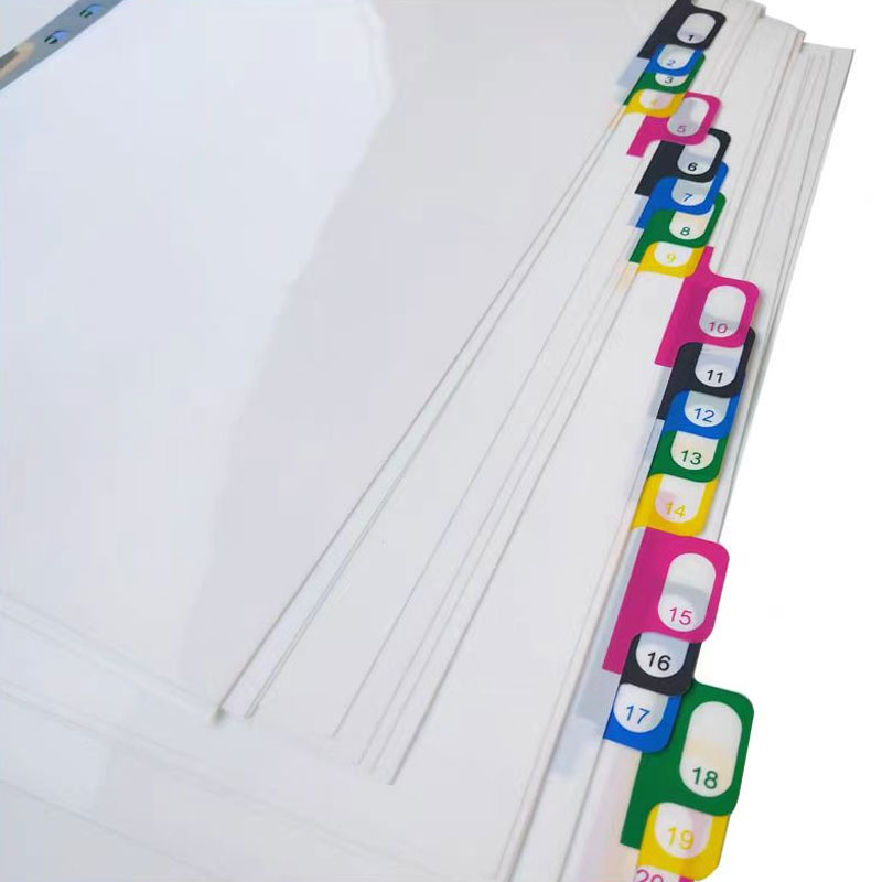 5/10/20Sheets/Lot A4 Divider I - Tab Divider A4 리뷰 및 가격