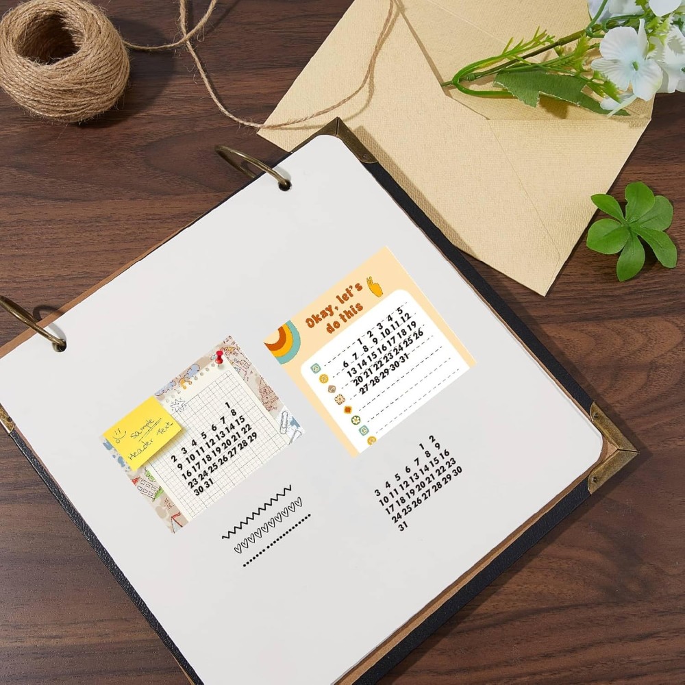 Calendar Date Clear Stamps Vin - Rubber Date Stamp 리뷰 및 가격