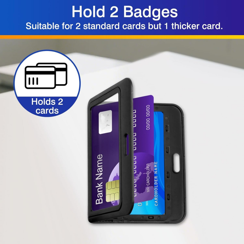 3-Pack Horizontal Hard Plastic - Index Card Holder 리뷰 및 가격