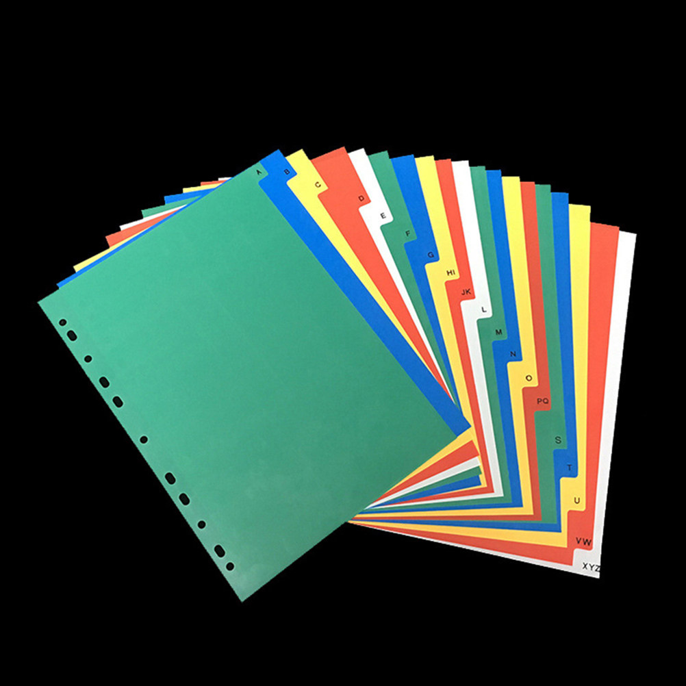 40Pcs Multi Color A4 Index Tab - Tab Divider A4 리뷰 및 가격