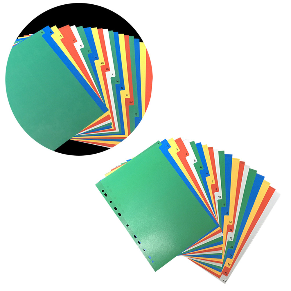 40Pcs Multi Color A4 Index Tab - Tab Divider A4 리뷰 및 가격