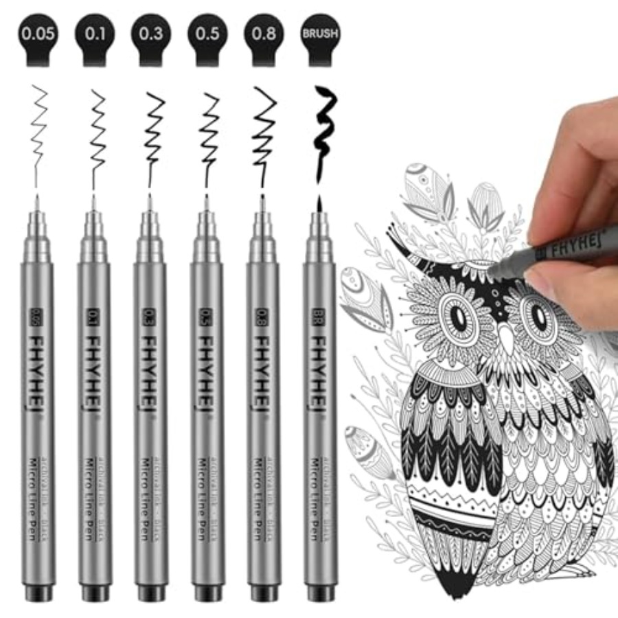 Micro Fineliner Drawing Art Pe - Archive Box Set 리뷰 및 가격