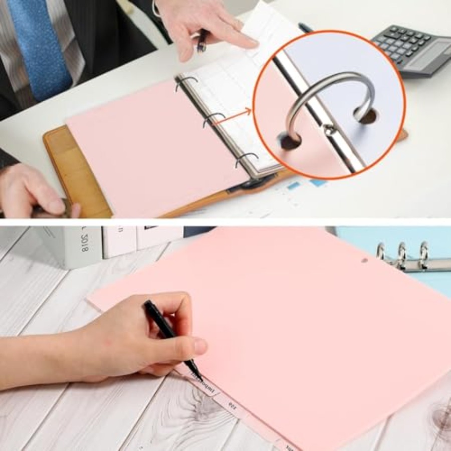 3 Ring Pink Binder Dividers wi - Tab Divider A4 리뷰 및 가격